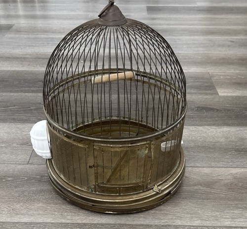 Antique leon all brass bird - leon-,