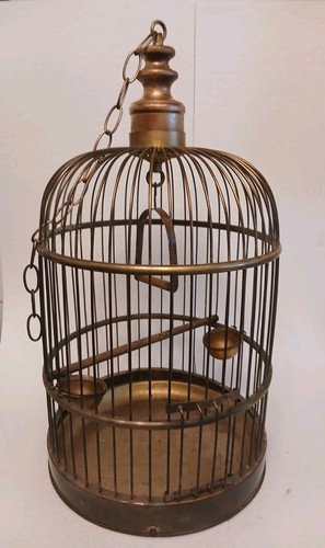 Large antique brass metal - brass,