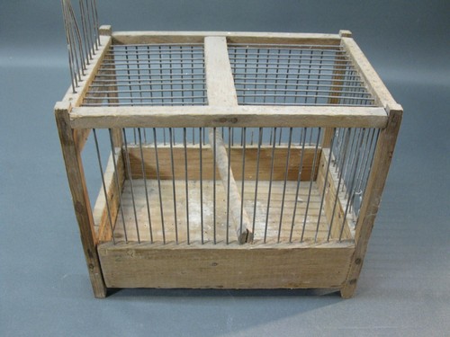 Antique original songbird cage - original,