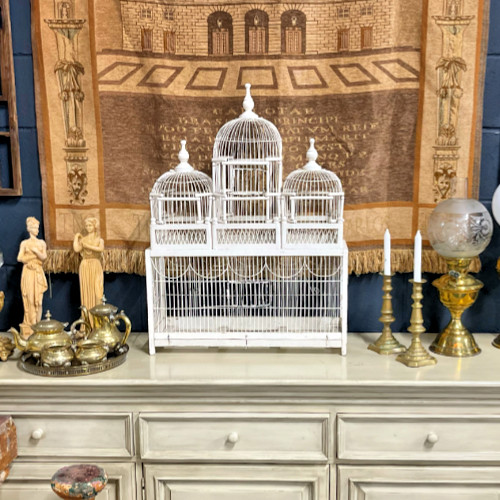 Antique victorian bird cage - victorian,