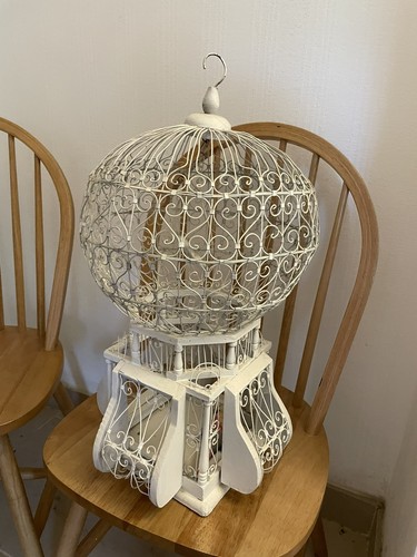 Victorian white wood wire - white, &