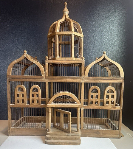 Vintage bird cage french - cage,