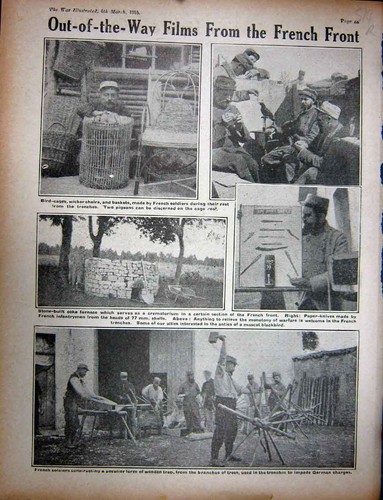 Original old antique print - original, ww1