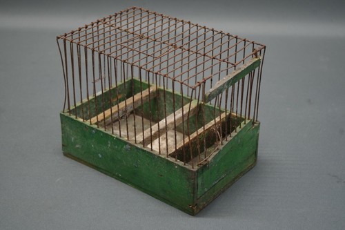 Antique original songbird cage - original,