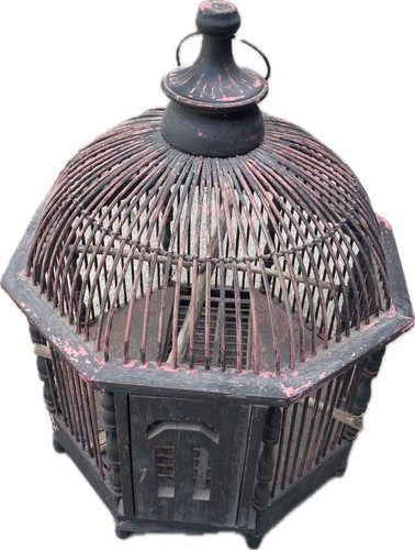 Antique wooden bird - antique,