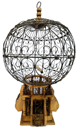 Large antique victorian - victorian, bird