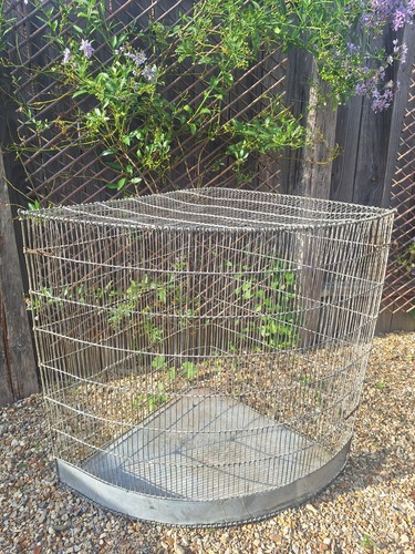 Antique bow fronted galvanised - fronted,
