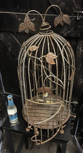 Antique bird cage - antique,